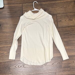 Cyrus Cream Cowl Neck Sweater